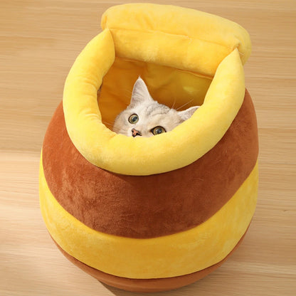 Honey Jar-Shaped Cat House