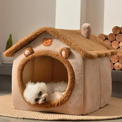 Winter Warm Foldable Dog House