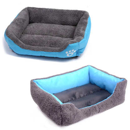 Large Square Plush Pet Bed