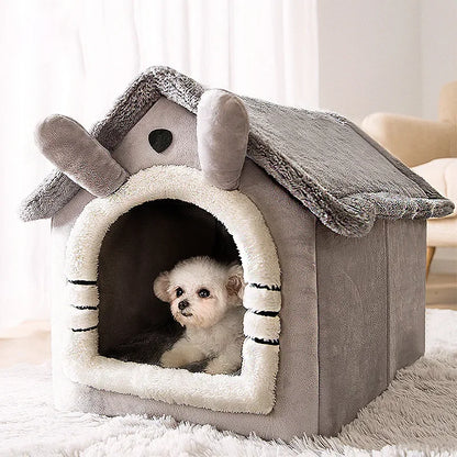 Winter Warm Foldable Dog House